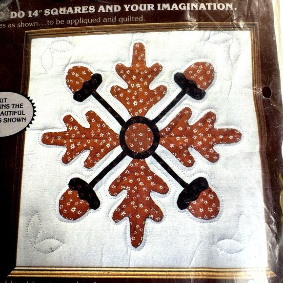 Creative Quilting Squares Kit makes 2 14” blocks Includes Fabric and Batting - Picture 11 of 13